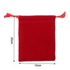 SHULLIN 6 Stück Samtbeutel Kleine Schmuck Samtbeutel 15 × 20cm