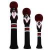 Scott Edward Knitted Pom Pom Golf Headwear Set for Driver