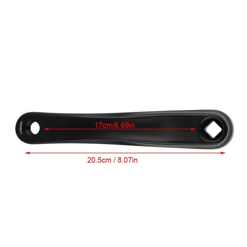 Bicycle Crank Arm, Akozon 170 mm Aluminium Alloy Bicycle Left