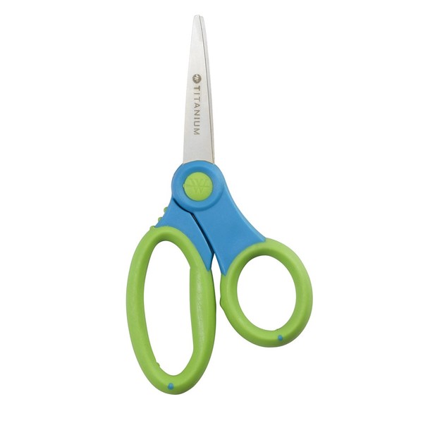 Westcott Kids Titanium Bonded Scissors, Pointed, 5", Color Varies (15987)