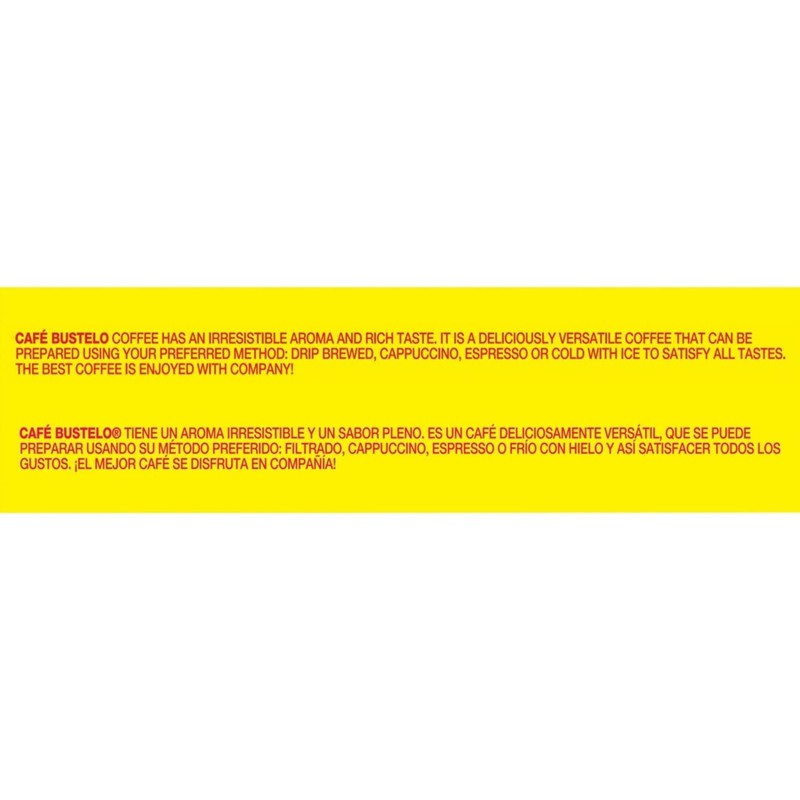 Café Bustelo® Dark Roast Espresso Coffee, 10 Oz Vacuum Pack