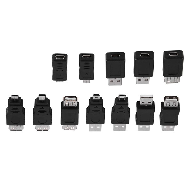 Cuifati USB 2.0 Converter, Pack of 12 Multiple USB2.0 Adapter