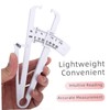Healeved 6pcs Handheld Skinfold Caliper for Accurate Measurement Lightweight Portable