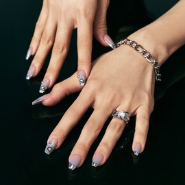 Fingersuit nail coffin, 1 piece, closure / 핑거수트 네일 코핀, 1개, 클로저