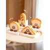 Jollcnoia Croissant Happy Bread Series Food Cute Series Set Toy