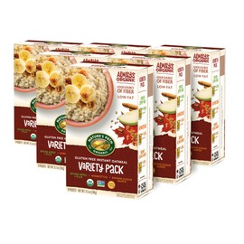 Nature's Path Organic Variety Pack Oatmeal, 11.3 oz (Pack of 6), Gluten Free, Non-GMO
