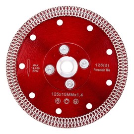 Casaverde 125mm Super Thin Diamond Blade Tile Cutting Disc with Removable M14 Flange for Granite Marble Ceramic Tile