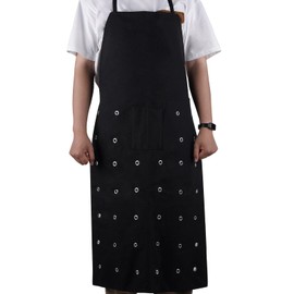 Trumego Cut Resistant Apron, Long, Blue, Industrial Apron for Glass Cutting, Factory Use, Kitchen, Unisex-Adults