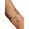 Western F.a.s.h.i.o.n Snake Thin Wrap Around Silver Arm Band Cuff