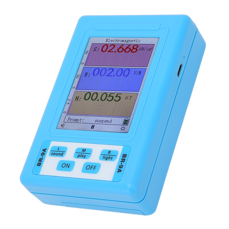 Electromagnetic Radiation ABS Detector Dual Purpose EMF Magnetic Field Tester