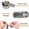 35PCS Stainless Steel Measuring Cups and Spoons Set, 7 Nesting