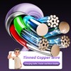 2 USB-C/IP Multi Charging Cable, Charging Cords for Multiple Devices,