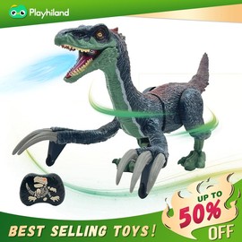 Remote Control Dinosaur Toys for Boys  girls Realistic T-Rex RC Walking Dino with Roaring, Spray, Light, Touch Sensing  with Three Type:_SickleSaur Rex