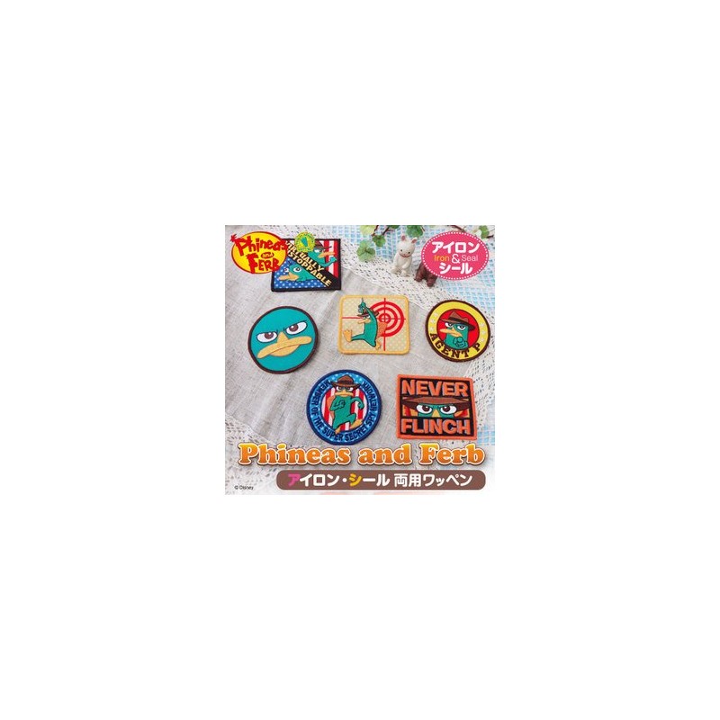 Minoda Never Flinch D01Y5963 Phineas & Ferb Cotton Patch for