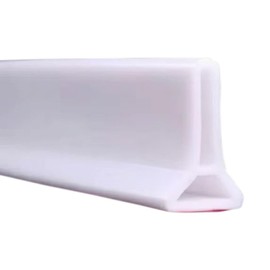 YIYIMIMO Multi-Purpose Flexible Water Barrier Strip, Freely to Meet Various Water Blocking Needs in Kitchen and Bathroom (White, 1.18inch High)
