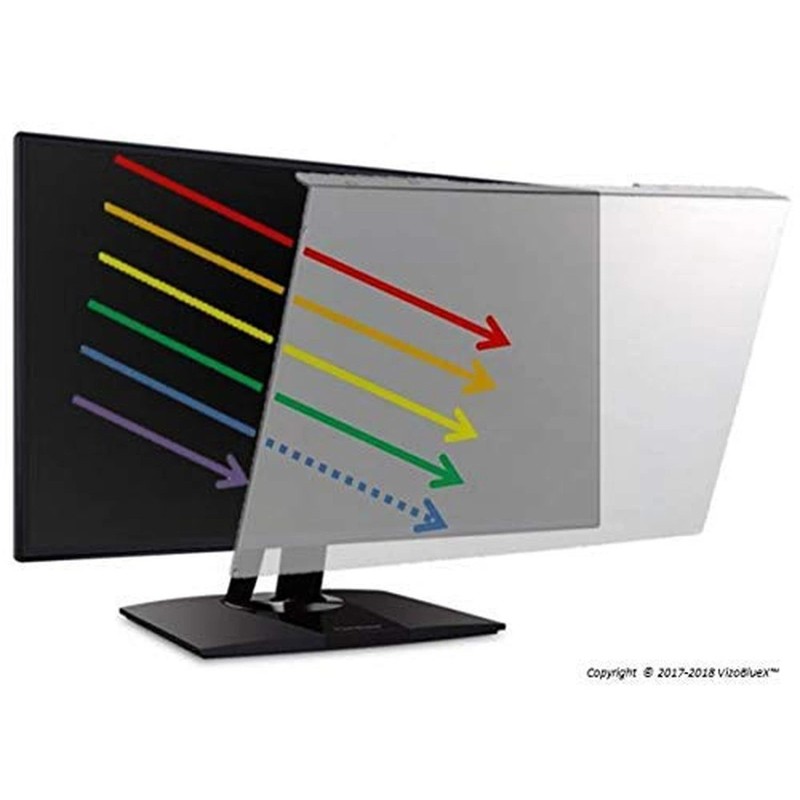 VizoBlueX 25-26 inch Anti-Blue Light Filter for Computer Monitor. Blue
