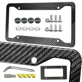 Carbon Fiber License Plate Frame