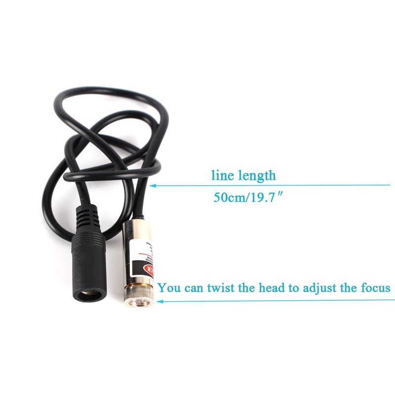 650nm red line laser module industrial laser module adjustable focus