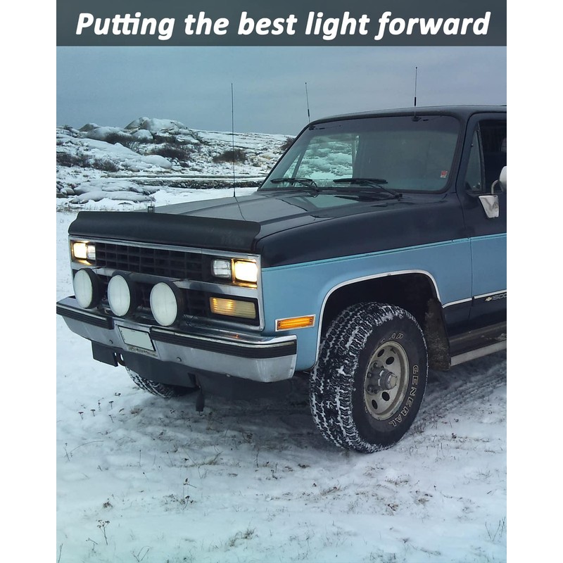 Bestview LED Side Marker Lights Compatible with 1981-1991 Chevy C10