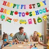 Happy First Day Back To School Banner Decorations for Home