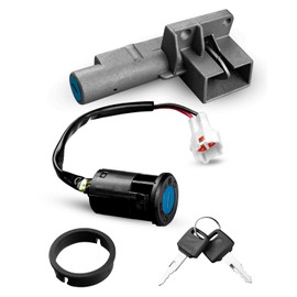 Motorcycle Ignition Key Switch Kit with 2 PCS Key Fit for All Talaria Stings, Front Ignition Lock Cylinder, Ignition Starter on Off Switch Key Set
