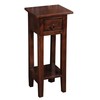 Sunset Trading Cottage Narrow Side Table with �Java CC-TAB1792S-OJ