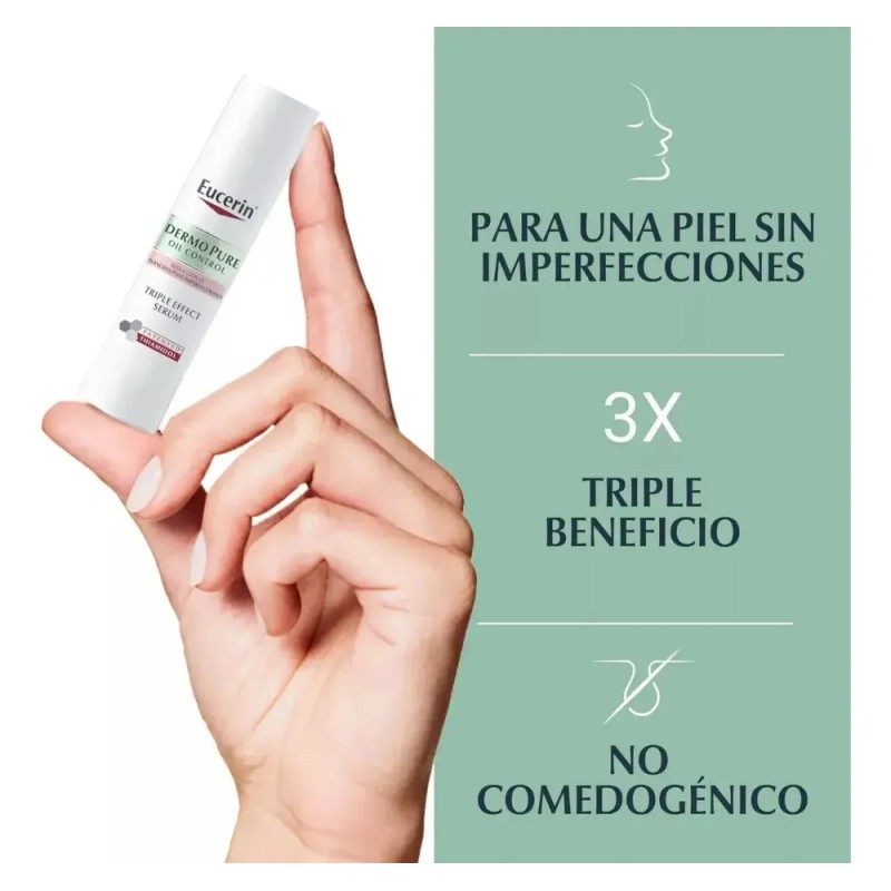 Eucerin Dermopure Oil Control Sérum Triple Efecto Antibrillo para Piel