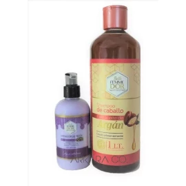 Belle Femme D´or Kit Shampoo Femme D´or + Definidor De Rizos
