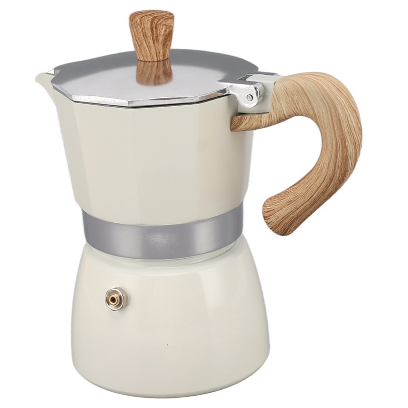 Moka Coffee Pot Octagonal Aluminum Classic Portable Hand Brewing Coffee