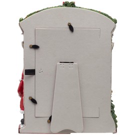 FINE PHOTO GIFTS Christmas Mantel Light Up Holiday 5" x 7" Resin Picture Frame