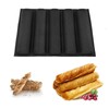 Baking Tray Baguette Mould 5 Cavities Rectangular Reusable Non-Stick Hot