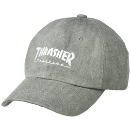 Slasher THR-C08 / MAG LOGO CAP Classic Cap (Herringbone Cotton) Hat, KHK
