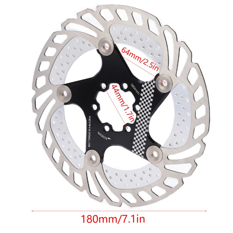 Disc Brake Rotor Black CNC Engraving Milling Anodized Marking Bike