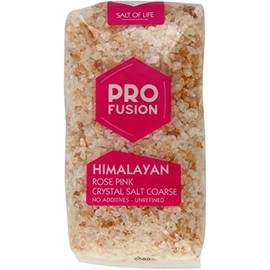Profusion Organic Himalayan Rose Pink Crystal Salt Coarse, 500g