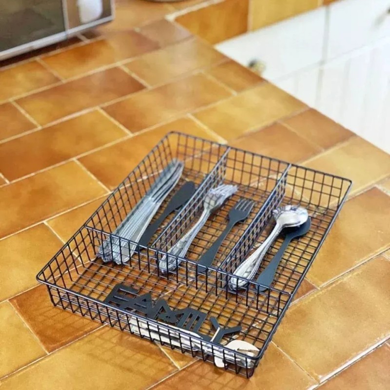 Extreme Beauty Organizador Cubiertos Para Cajón Elegante Acero