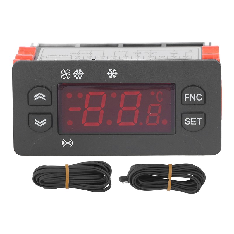 Temperature Controller Fahrenheit Celsius Switchable Digital Display NTC Sensor Thermostat