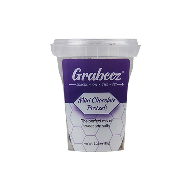 Mini Chocolate Pretzels Grabeez, 3.25oz, 12-count