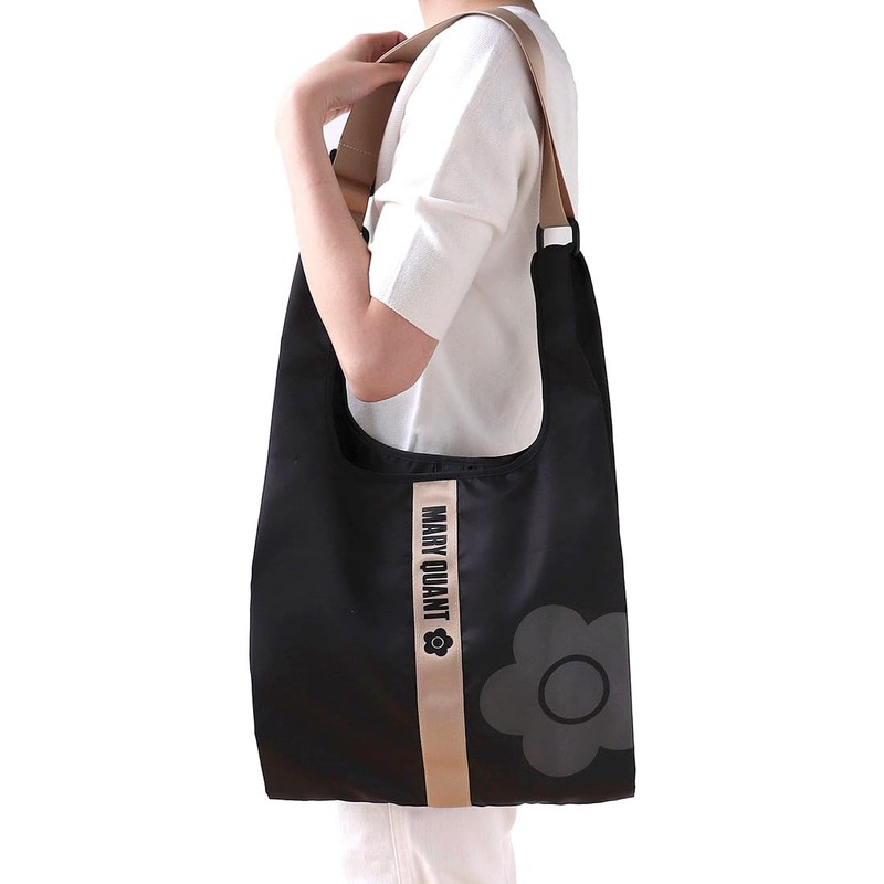 MARY QUANT 3-WAY Eco Bag (with Case) Floral Pattern Daisy