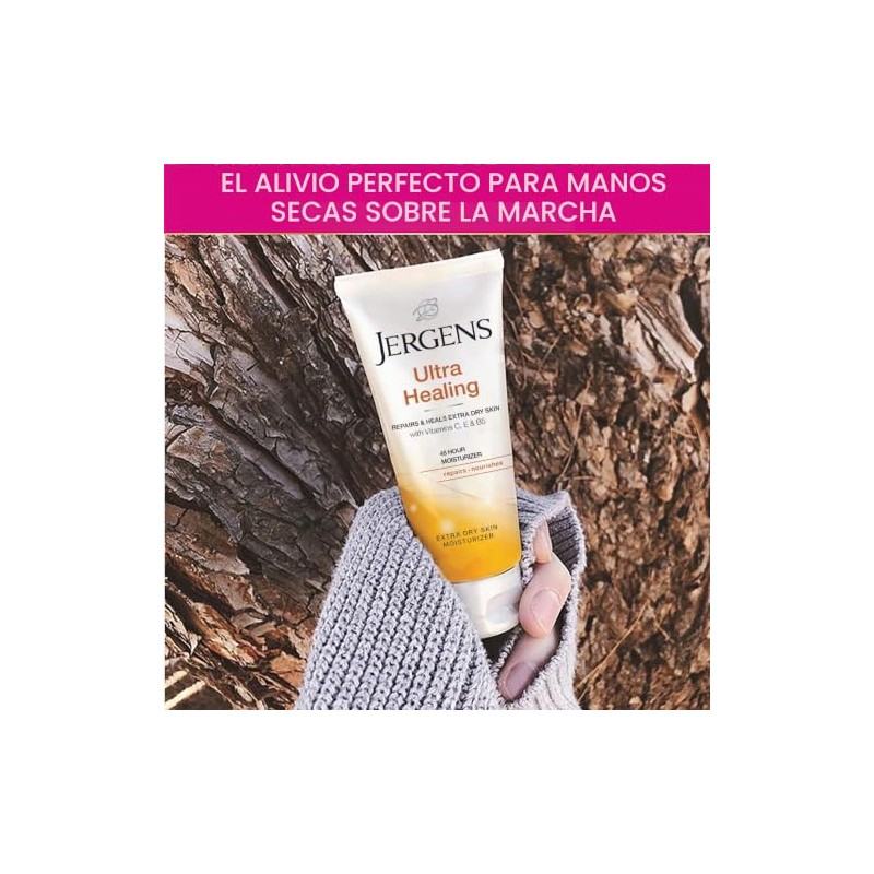 Jergens Ultra Healing Dry Skin Moisturizer; Crema Corporal; 2 Onzas;