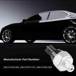 Aramox Oil Pressure Switch, Oil Pressure Switch Sensor for Accord CR-V Element MDX RDX RL TL 28610-R36-004