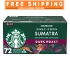 Starbucks Dark Roast K-Cup Coffee Pods, Single-Origin Sumatra, 72 ct.