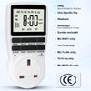 Digital Timer Plug Socket UK, 24h-Week Socket Timer Switch With