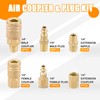 Air Coupler & Plug Kit,60Pcs 1/4 Inch NPT Air Tool