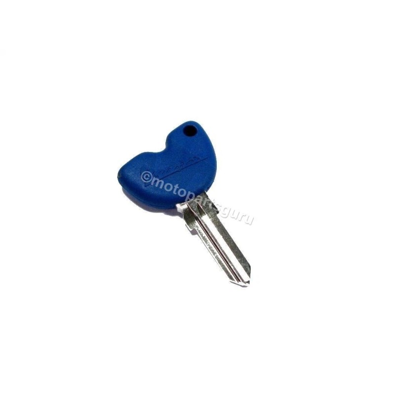Vespa OEM Vespa blue blank slave key Ignition Fork Seat
