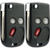 KeylessOption Keyless Entry Remote Fob Car Flip Ignition Key Replacement