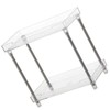 Makeup Organizer Rack Detachable Cosmetic Storage Shelf with Clear Acrylic