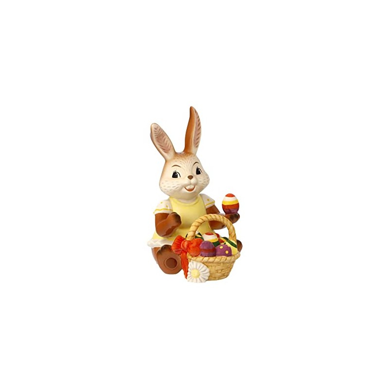 Goebel Figure Rabbit Girl 14 cm Colourful Easter Basket Easter