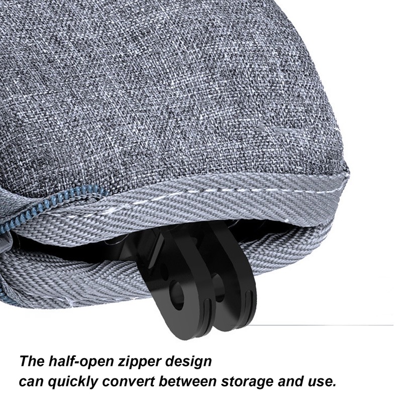 TELESIN Sports Camera Hard Carrying Case Portable WearResistant Storage Bag