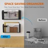 MFTEK Magnetic File Holder, 2 Pockets Magnetic File Folder Holder