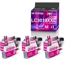 MM MUCH & MORE Compatible LC3019XXL Ink Cartridge Replacement for Brother LC3019XXL LC-3019 LC-3019 XXL LC-3017 to Used for MFC-J5330DW MFC-J6530DW MFC-J6730DW MFC-J6930DW Printers (3-Magenta)